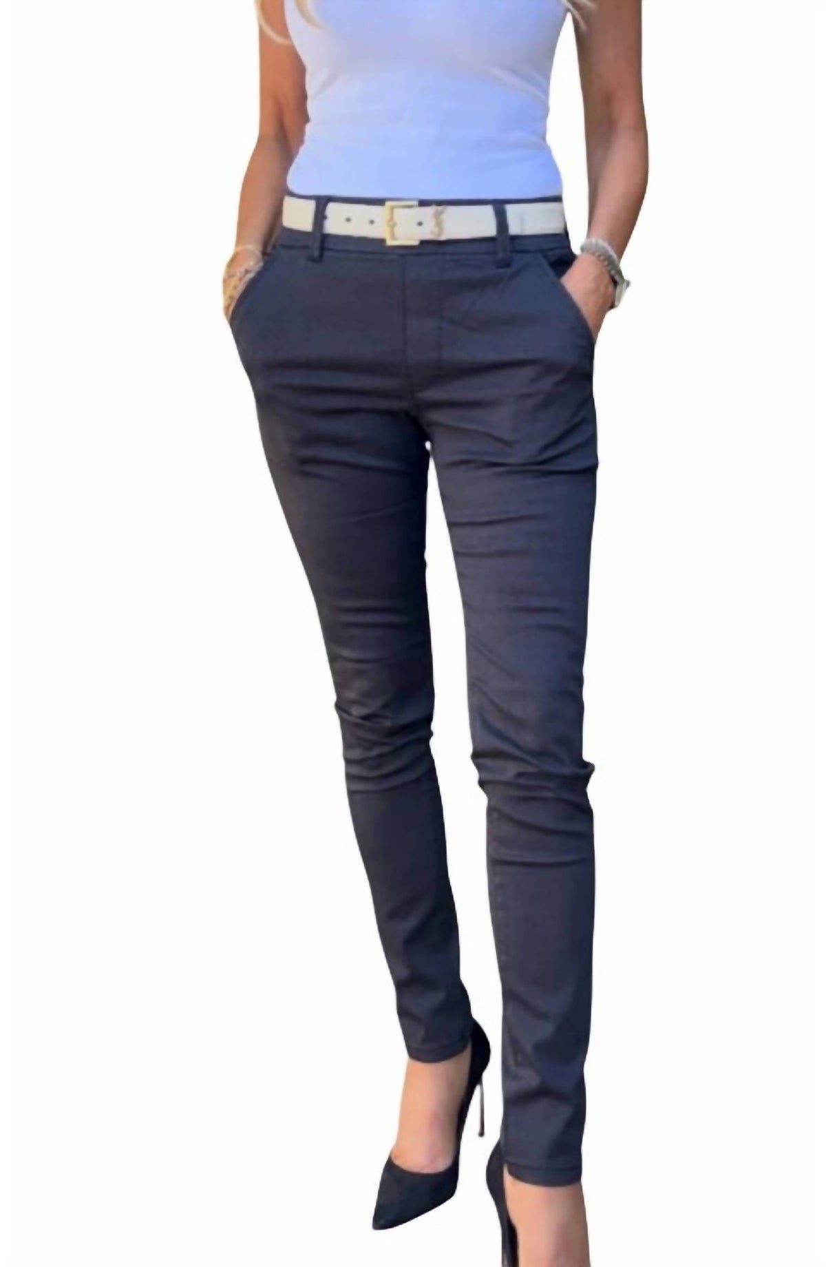 Bevy Flog - Dafna Straight Print Pants