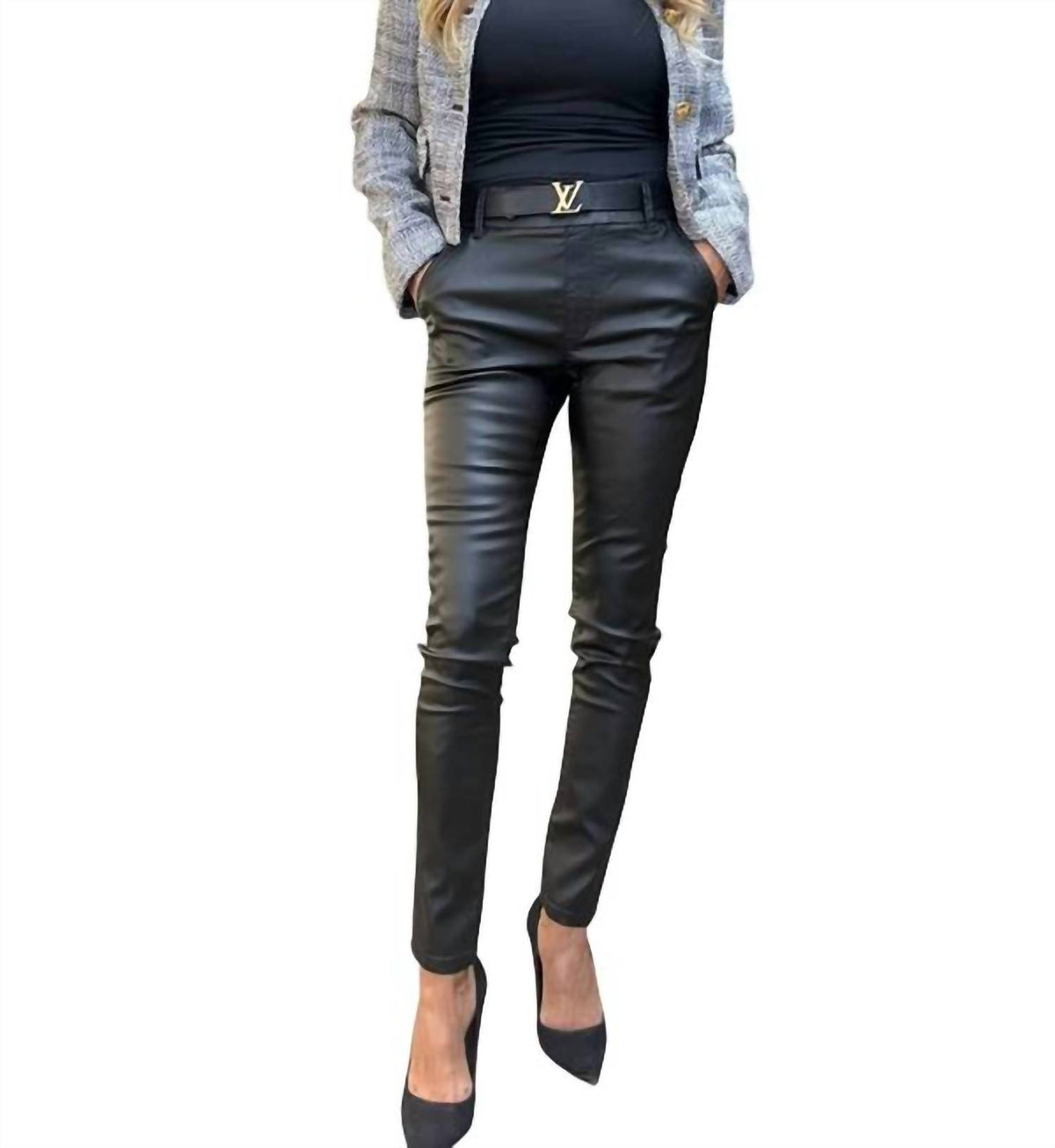 Bevy Flog - Dafna Vegan Leather Pants