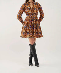 Beyond By Vera - Alice Printed A-line Mini Dress