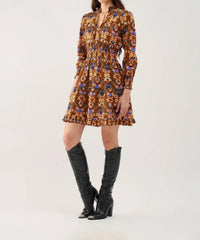 Beyond By Vera - Alice Printed A-line Mini Dress