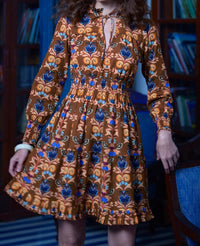 Beyond By Vera - Alice Printed A-line Mini Dress