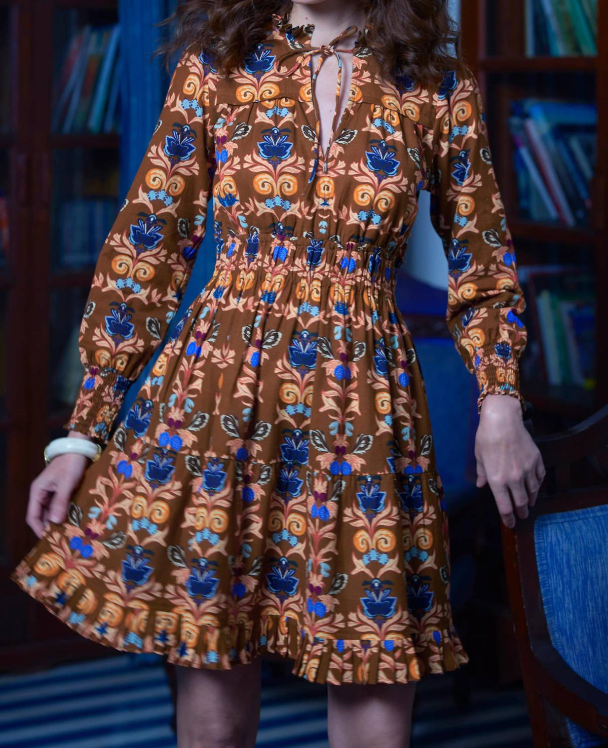 Beyond By Vera - Alice Printed A-line Mini Dress