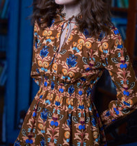 Beyond By Vera - Alice Printed A-line Mini Dress