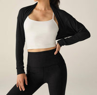 Beyond Yoga - Duet 2 - Way Convertible Shrug - black - clothing - polyester