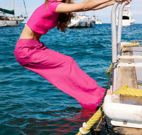Beyond Yoga - Linen Easy Pant