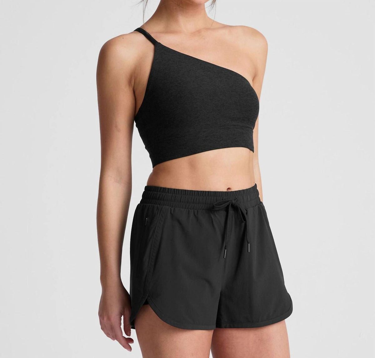 Beyond Yoga - Space Dye One Shoulder Long Line Bra