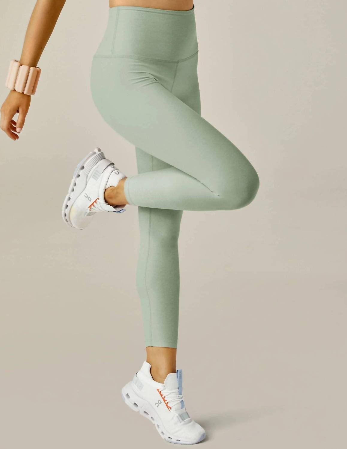 Beyond Yoga - Spacedye Caught In The Midi Leggings - clothing - green - leggings