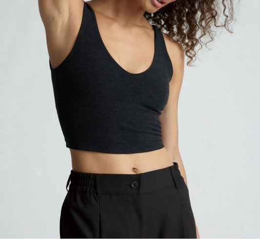 Beyond Yoga - Spacedye Good Day Cropped Tank Top - black - clothing - polyester