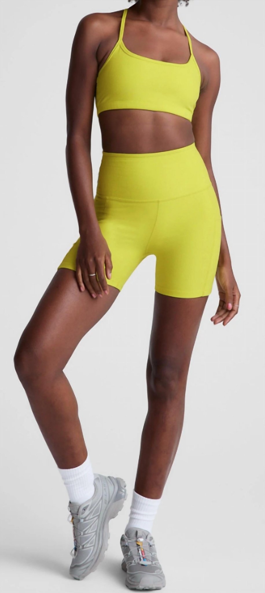 Beyond Yoga - Spacedye Keep Pace High Waist Pocket Short - clothing - high - waist - shorts