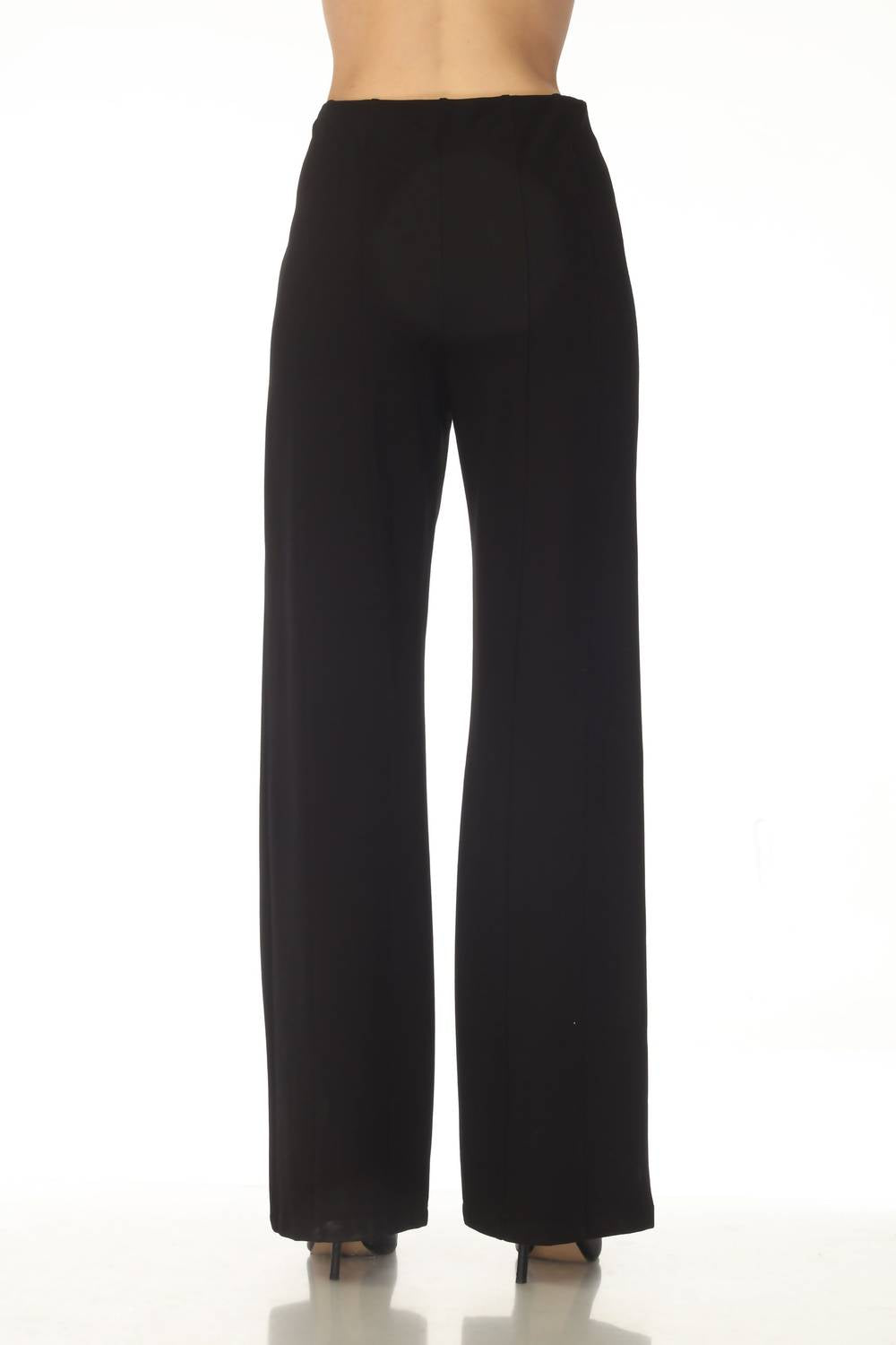 Joseph Ribkoff - Heavy Knit Pull On Wide Leg Pants