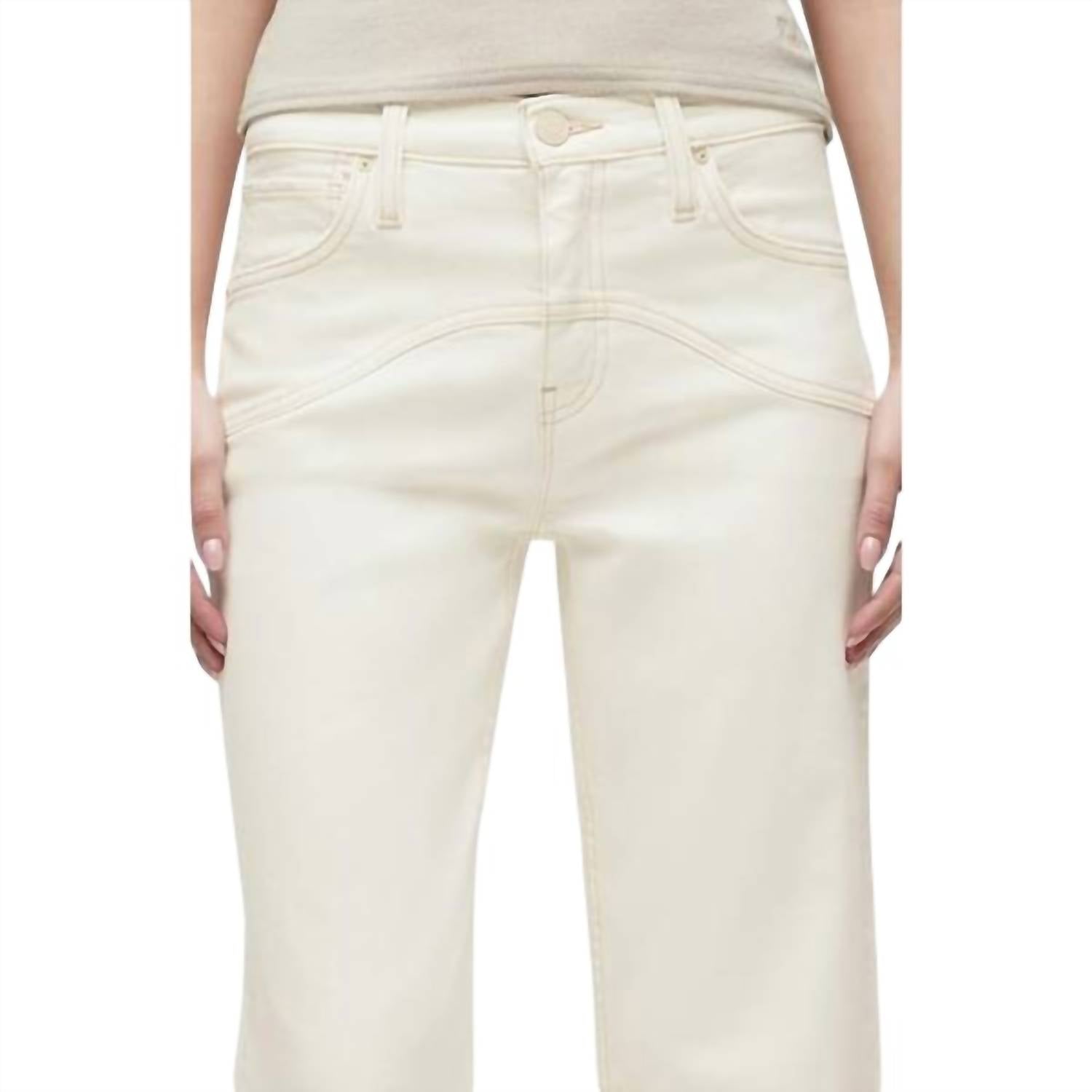 Hudson - Rosie High Rise Wide Leg Ankle Jeans