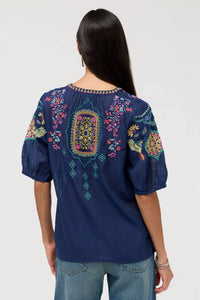 Johnny Was - Margot Short Sleeve Blouse