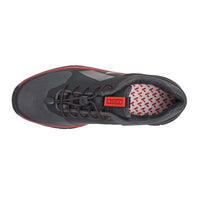 Anodyne Men's Sport Runner Shoe in black red - men's sneaker - detail view