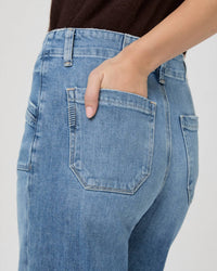 Paige - Anessa 31" Wide Leg Jeans