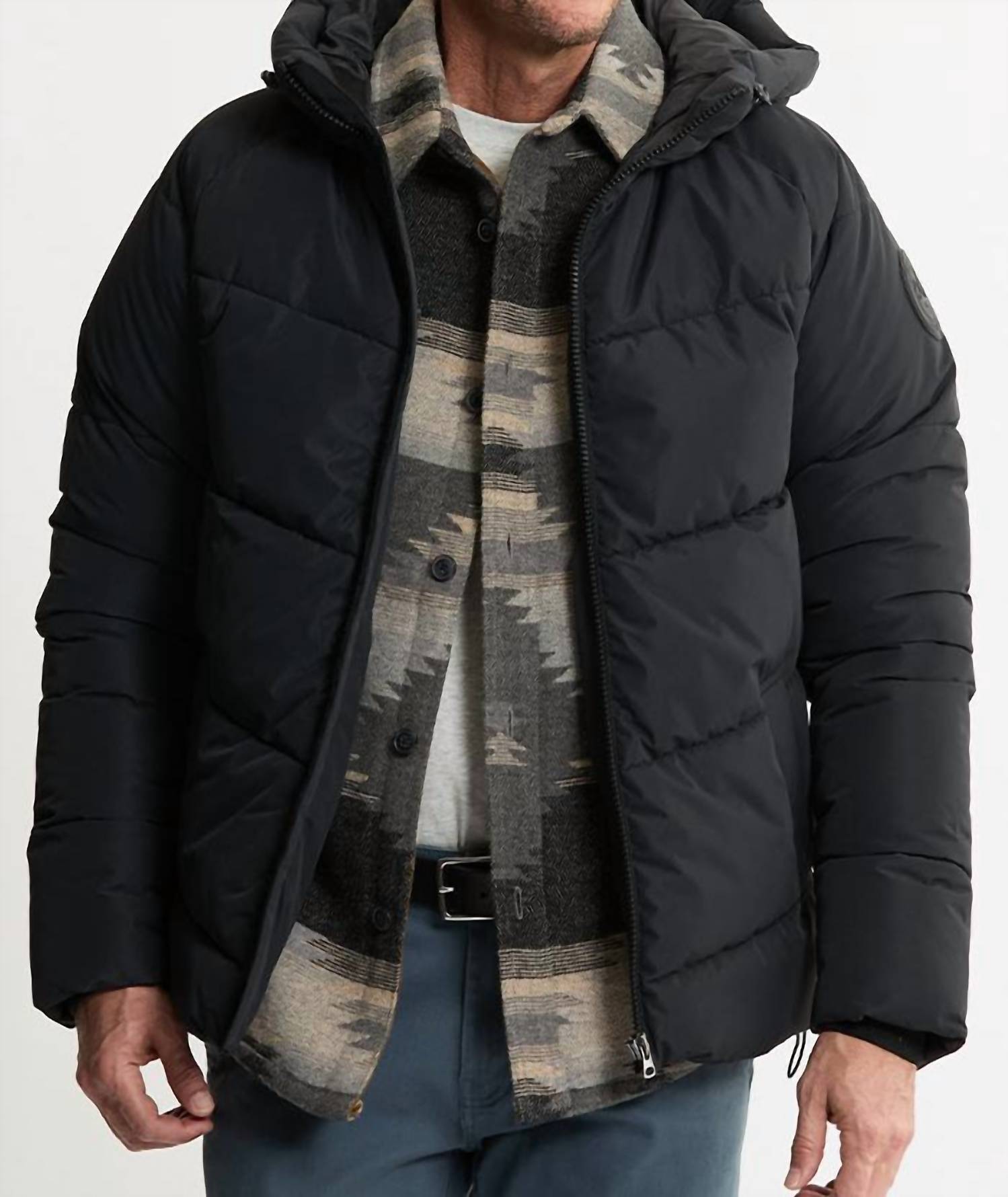 Jachs New York - Long Sleeve Quilted Hooded Puffer Jacket