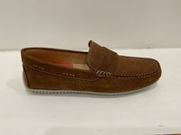 Martin Dingman - Men's Bermuda Water Repellent Nubuck Penny Loafer