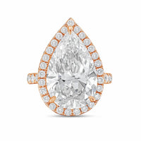 Diana M Jewels - Women's Pear Lab-Grown Diamond Fashion Ring (8.70 Ct) - Signature