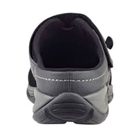 easy spirit Women's Eliana Slip-on Mule in black suede - women's shoe - alternate view
