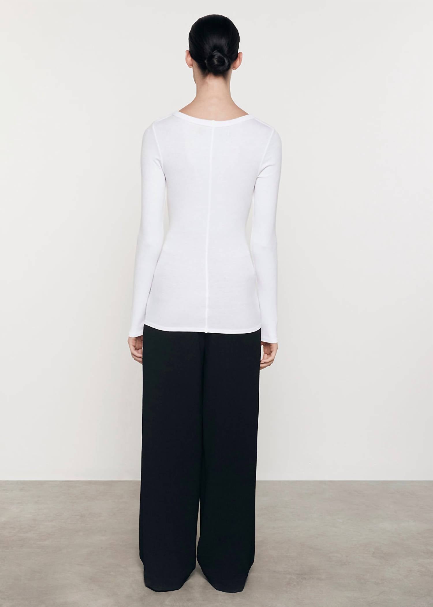 Enza Costa - Women's Silk Rib Crew Top