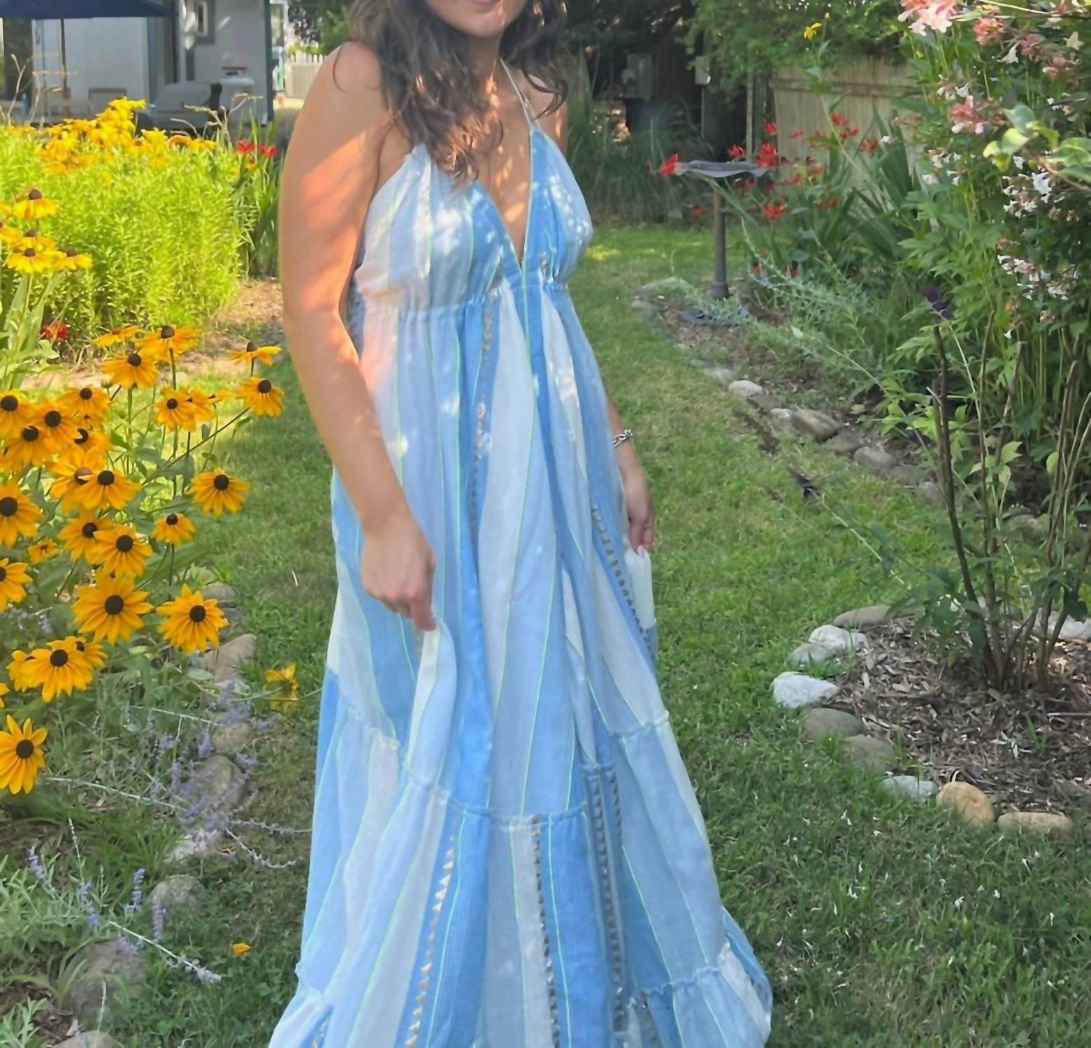 Nibi - Ziggy Scarf Maxi Dress