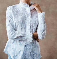 Danielle Fichera - Margot Floral Embroidered Blouse