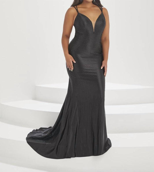 Tiffany Designs - Fitted Heat Stone Gown