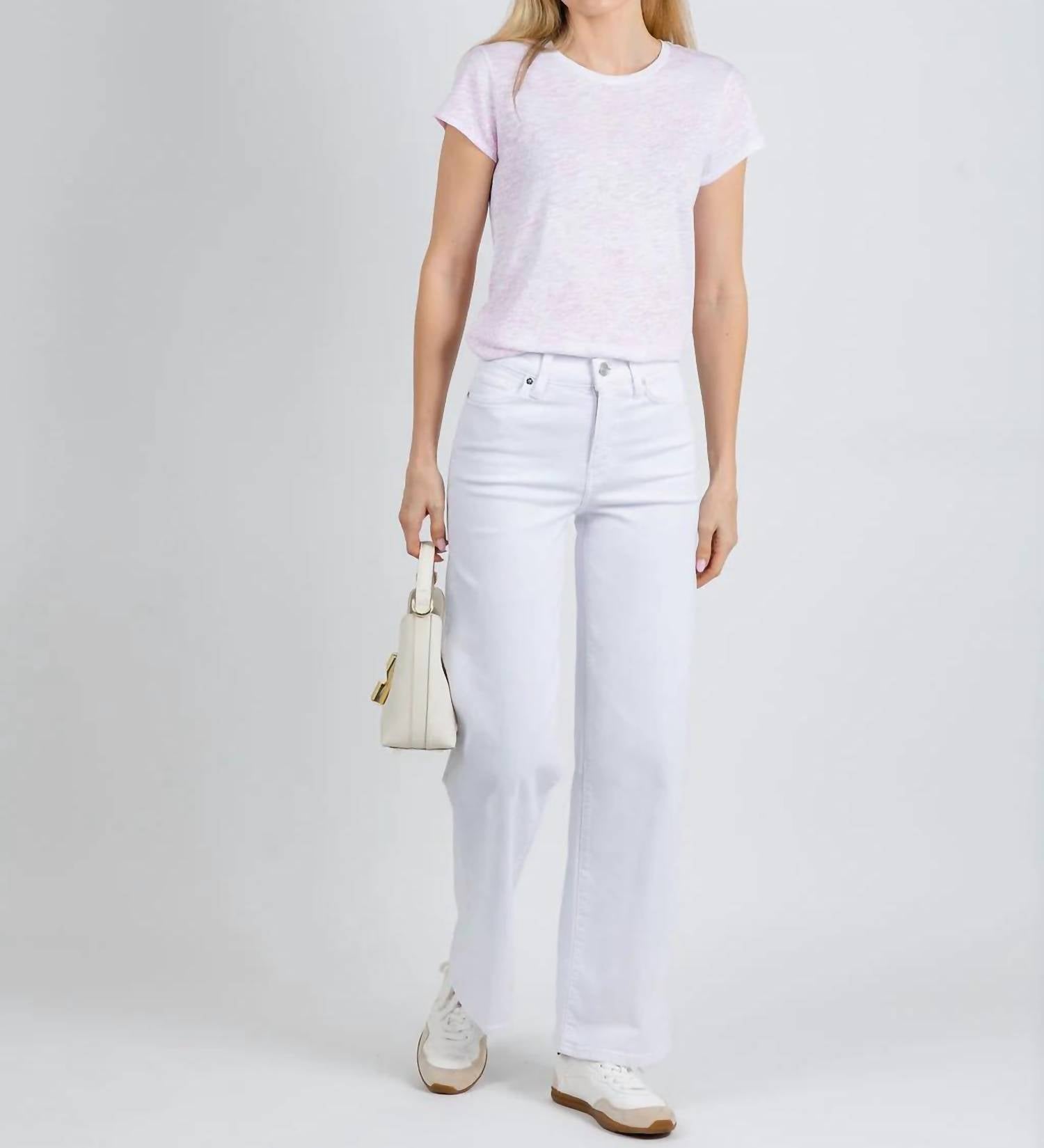 Goldie - Botanical Ringer Short Sleeve Tee