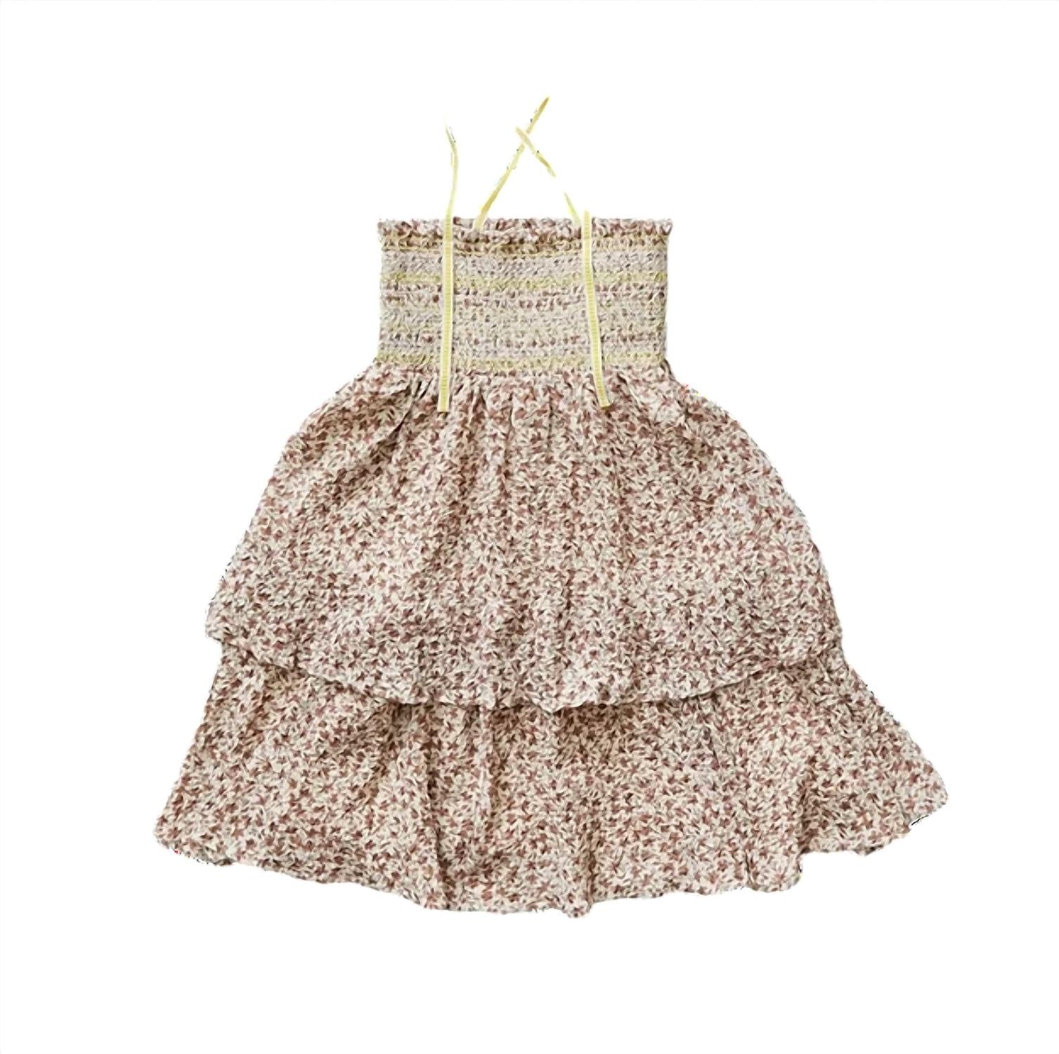 Hey Kid - Girls Searsucker Floral Dress