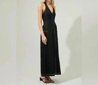 Sugarlips - Sulema Halter Denim Dress