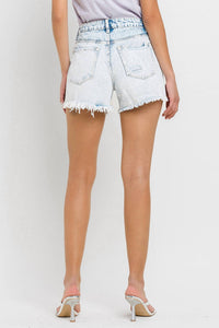 Vervet By Flying Monkey - High Rise Distressed Shorts