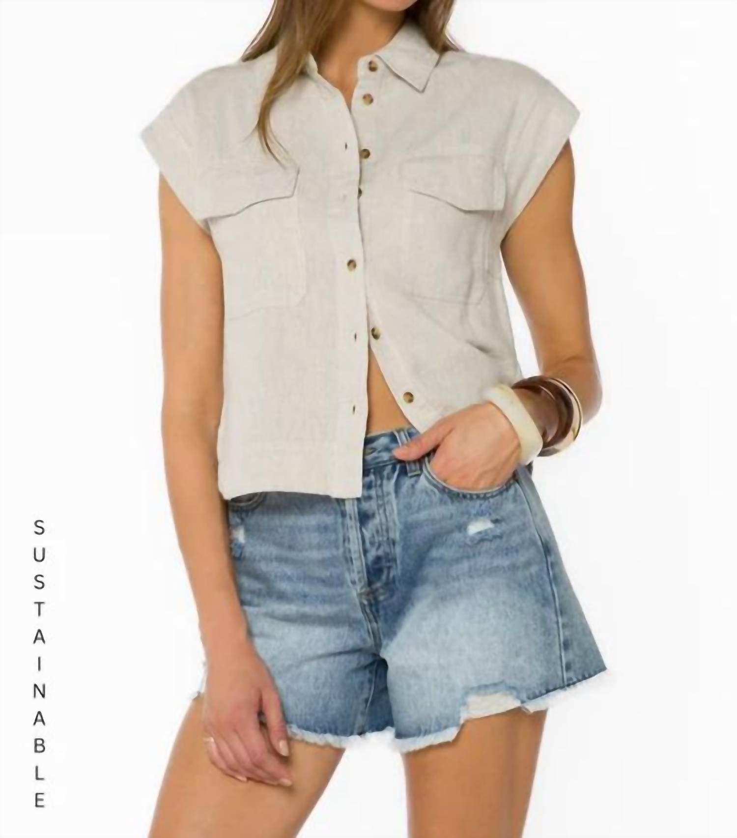 Velvet Heart - Jordan Button Up Top