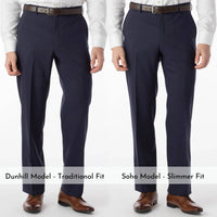 Ballin - Super 120s Wool Travel Twill Comfort-eze Trouser - Dunhill Traditional Fit
