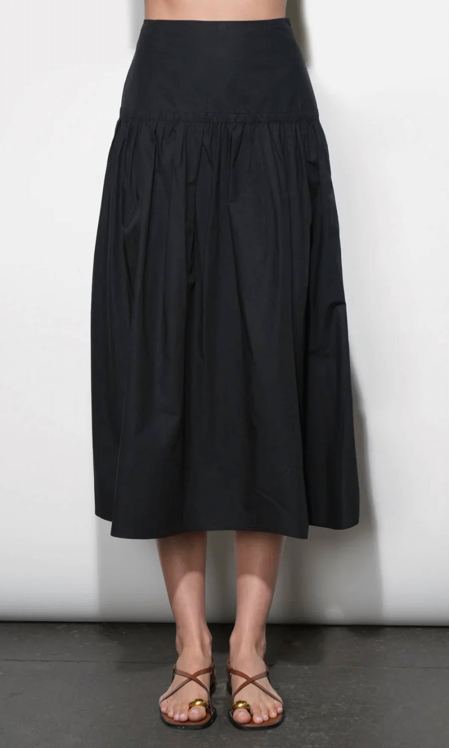 Greylin - Oren Poplin Midi Skirt