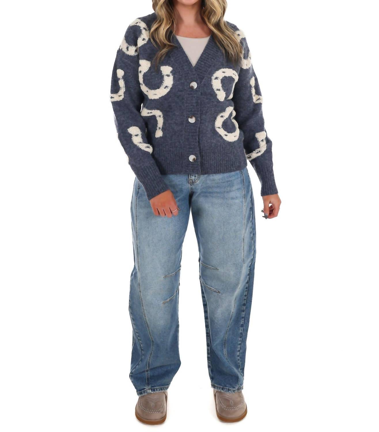 Ee:Some - Hoof & Thread Horseshoe Cardigan