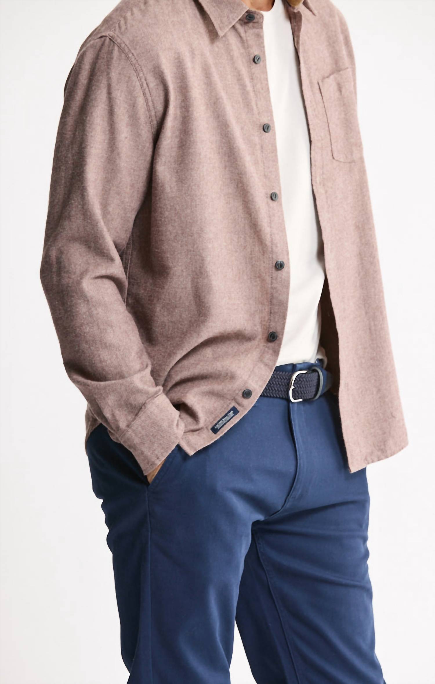Jachs New York - Manor Twill Button-Up Flannel Shirt