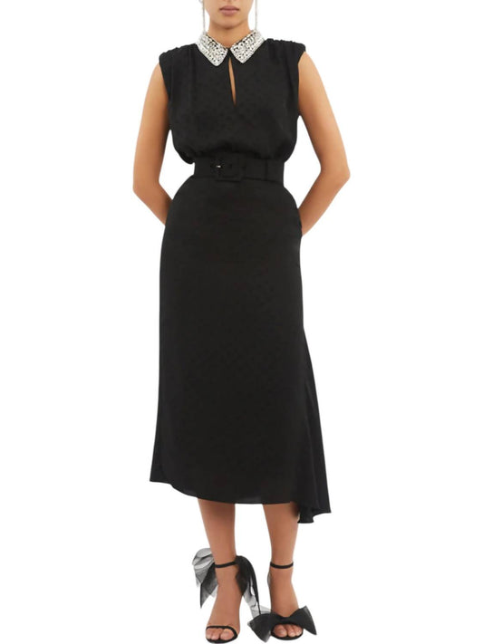 Rebecca Vallance - LORRAINE COLLAR MIDI DRESS