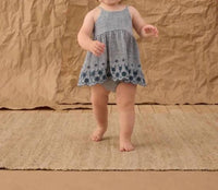 Rylee + Cru - Baby's Marine Gingham Zenni Set