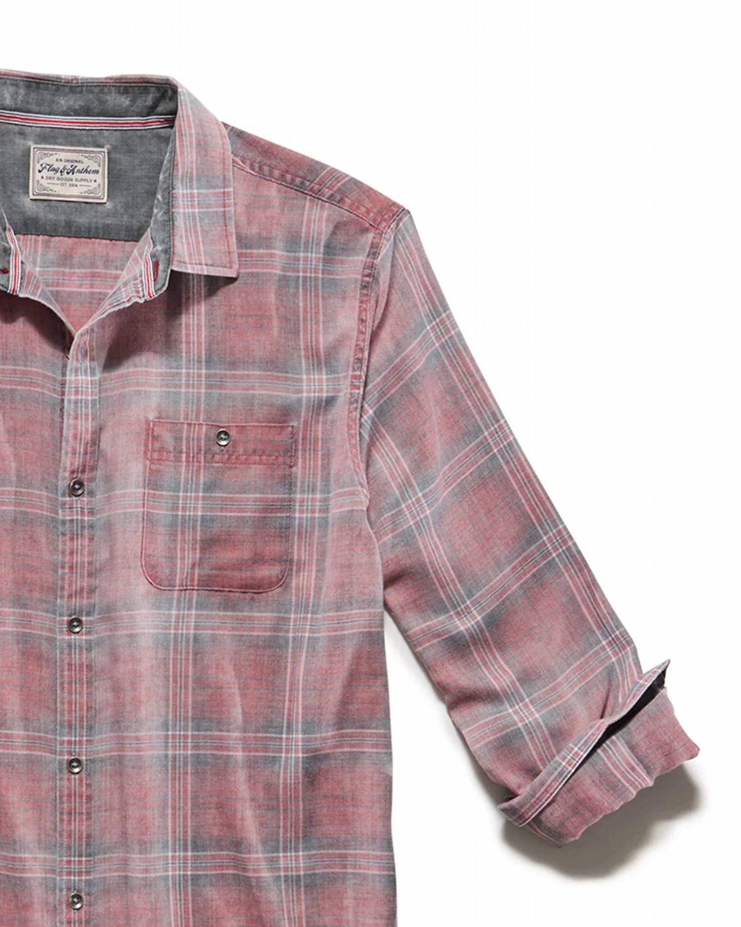Flags & Anthem - Long Sleeve Button Up Shirt