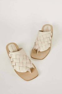 Intentionally Blank - Women's Kelly Leather Woven Sandal