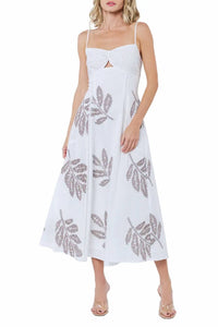 Ciebon - Stitch Detail Midi Dress