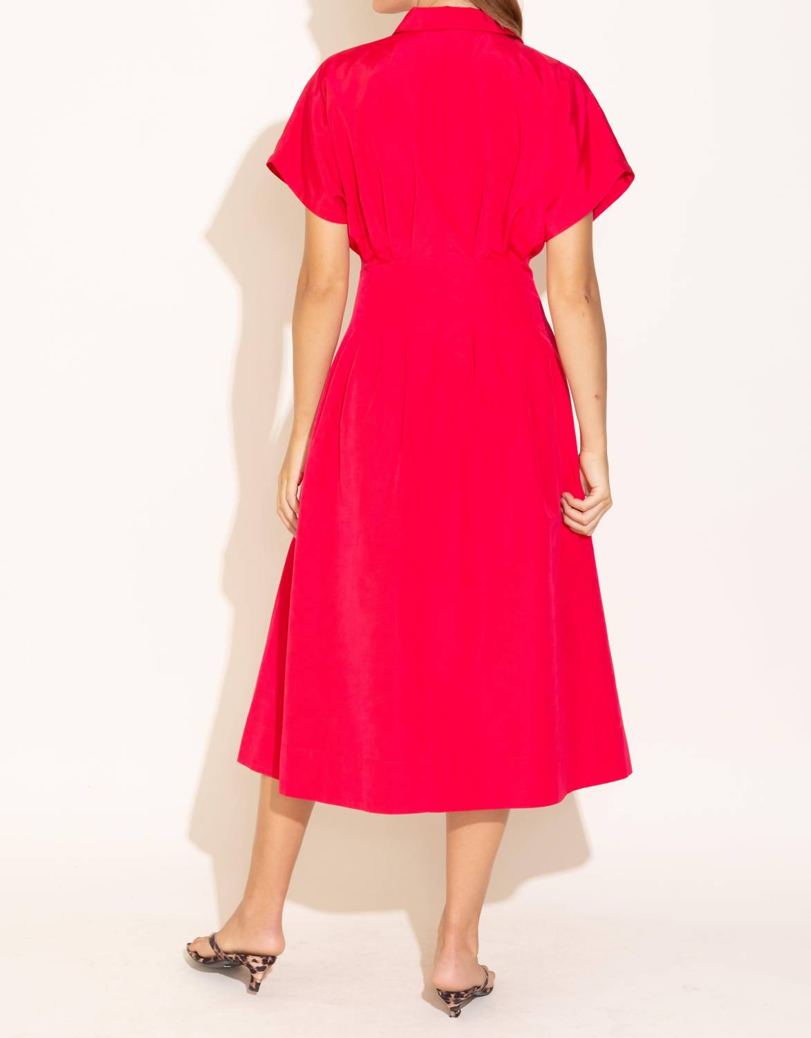 Alden Adair Becca Dress in poppy pink - women's dress - view 5