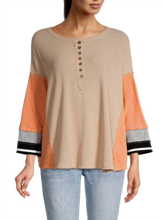 Free People - JUST TIP IT HENLEY TOP