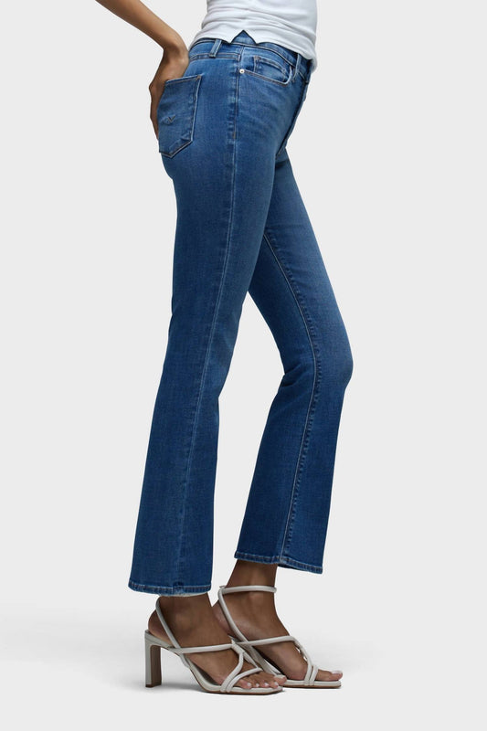 Hudson - Barbara High-Rise Bootcut Crop Jeans