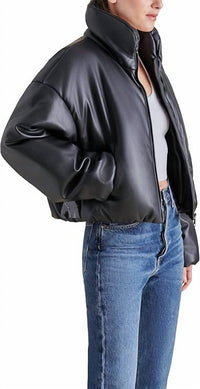 STEVE MADDEN Stratton Zip Jacket in black - women's jacket - view 7