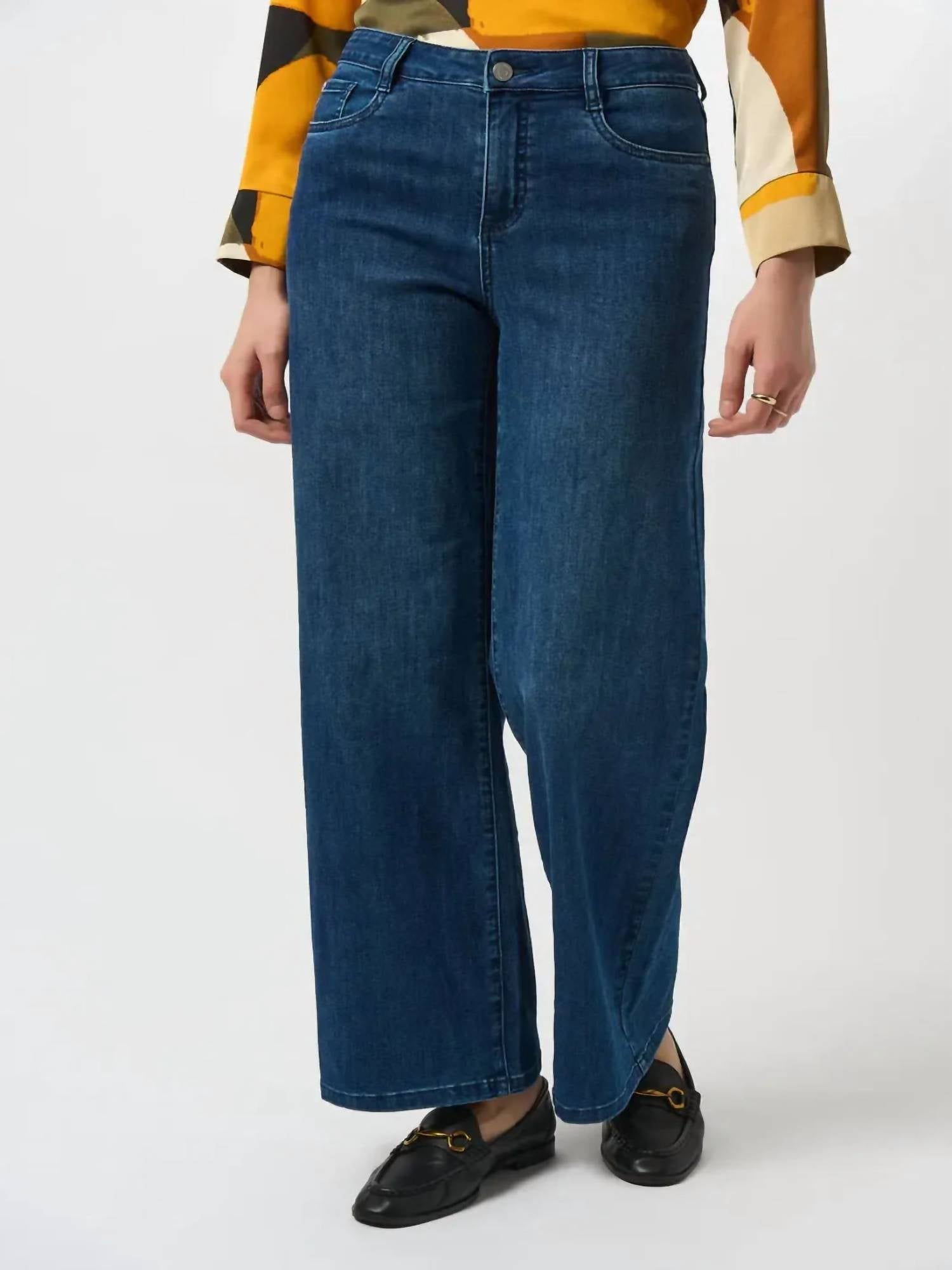 Joseph Ribkoff - Goldie Classic Wide Leg Stretch Jeans