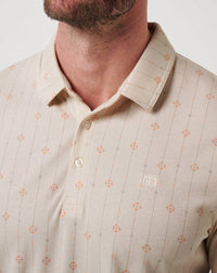 Travismathew - Deco Floral Medallion Polo