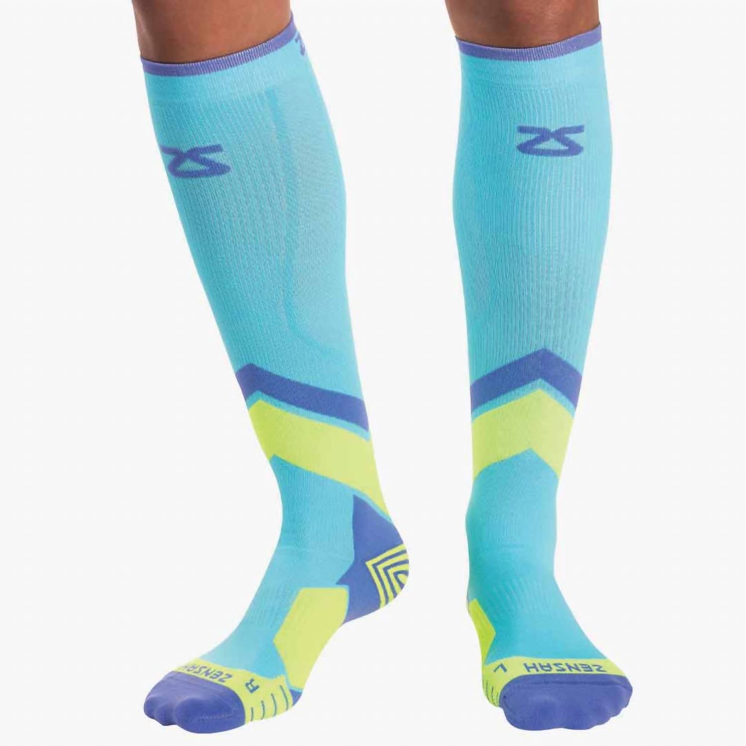 Zensah - Unisex Tech and Compression Light Cushion Socks