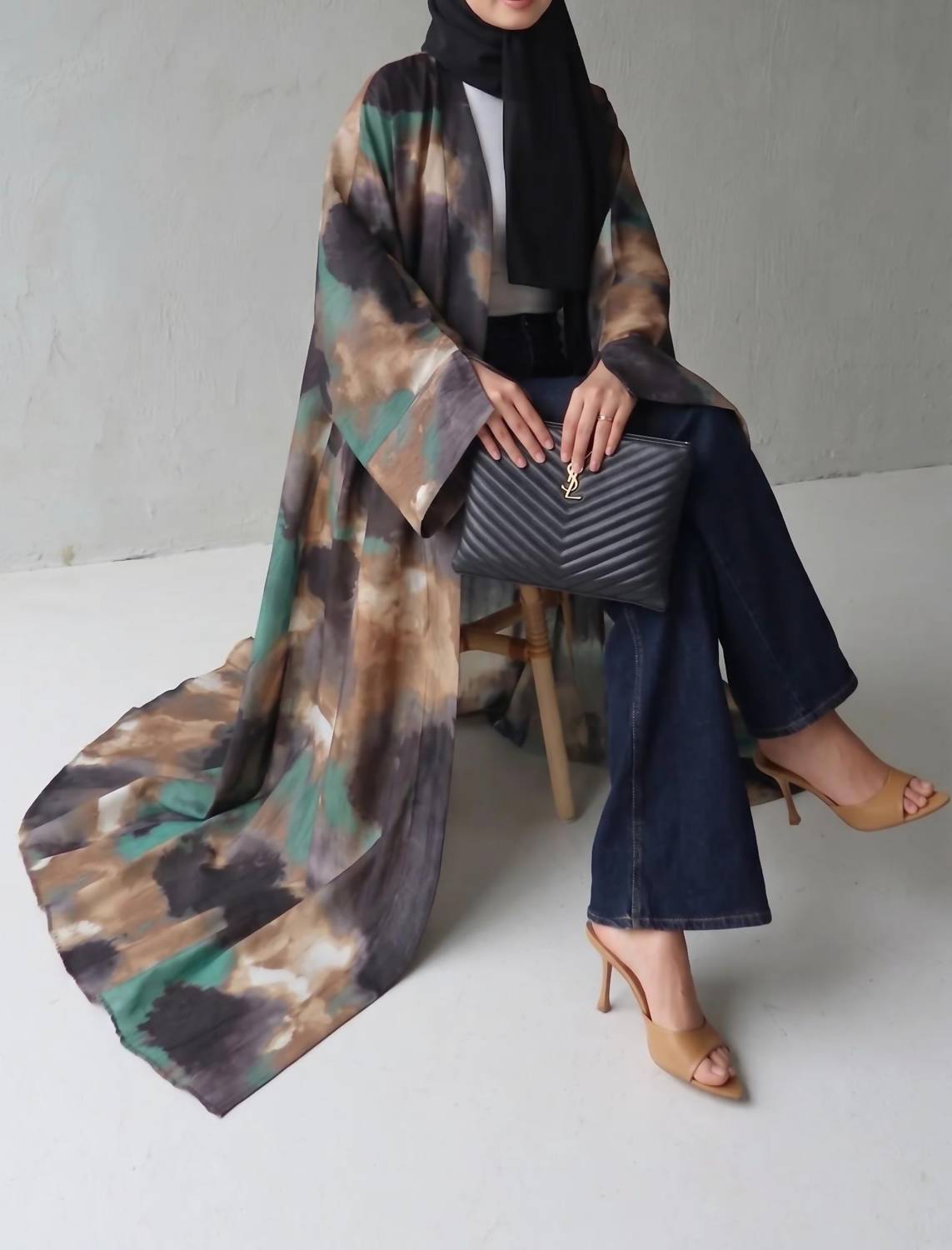 La Mignonne Collections - Azure Mist Kimono