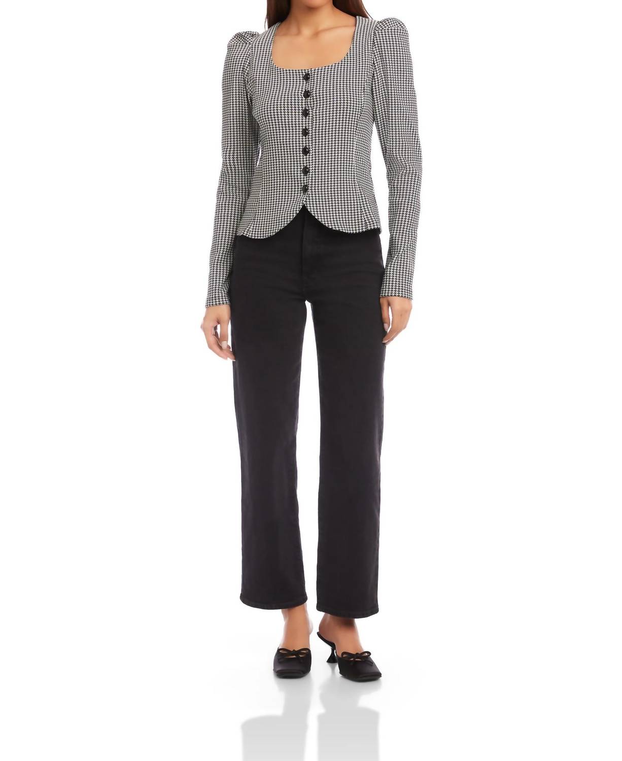Fifteen Twenty - Frannie Puff Sleeve Top