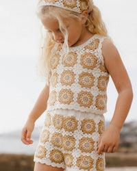 Rylee + Cru - Girl's Crochet Tank Set